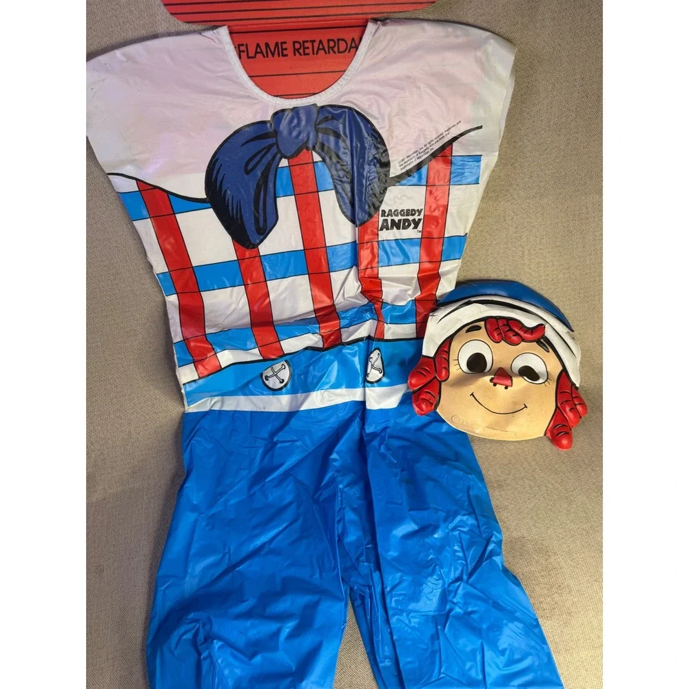 Lot 3 Vintage Raggedy Ann Andy Halloween Costumes Masks Ben Cooper Collegeville